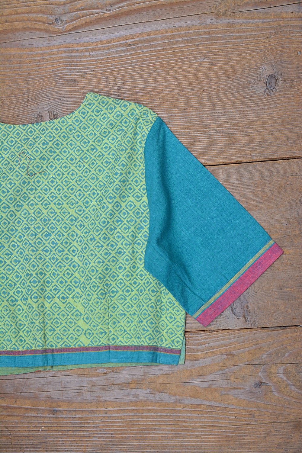 Khadi Saree Blouse - Size “L” | Kalsu