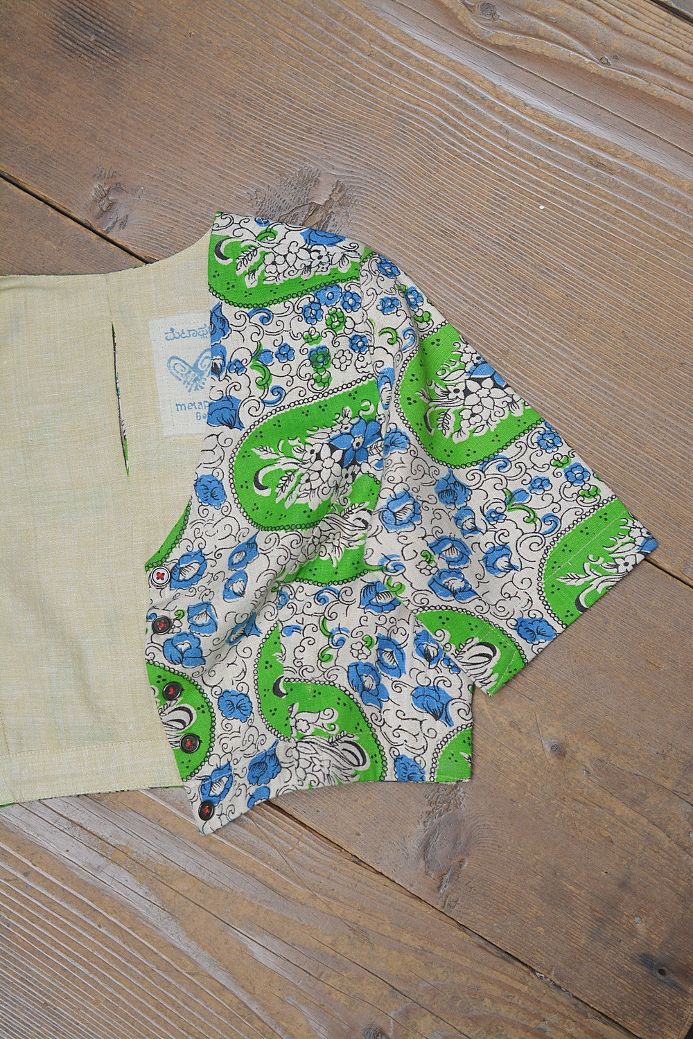 Khadi Saree Blouse - Size “S” | Jodi