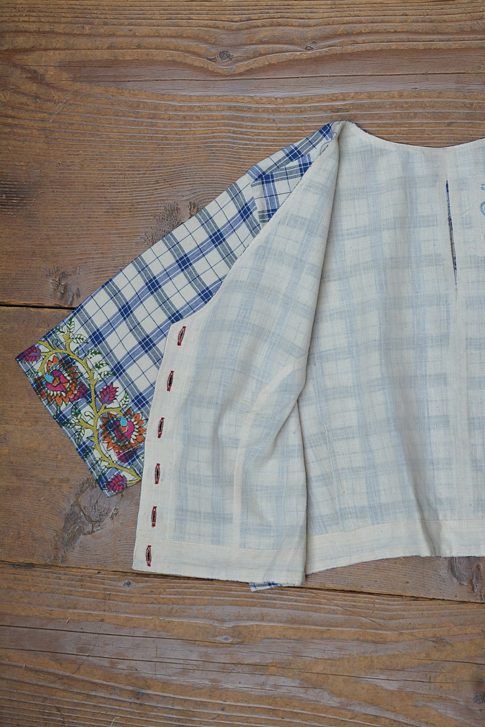 Khadi Saree Blouse - Size “L” | Eradu