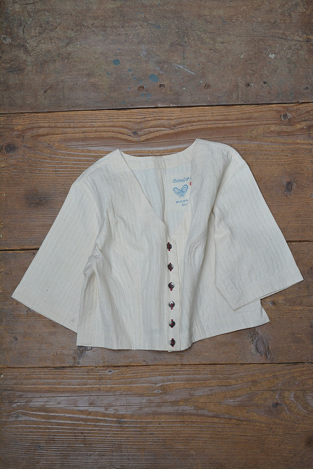 Khadi Saree Blouse - Size “L” | Sugama