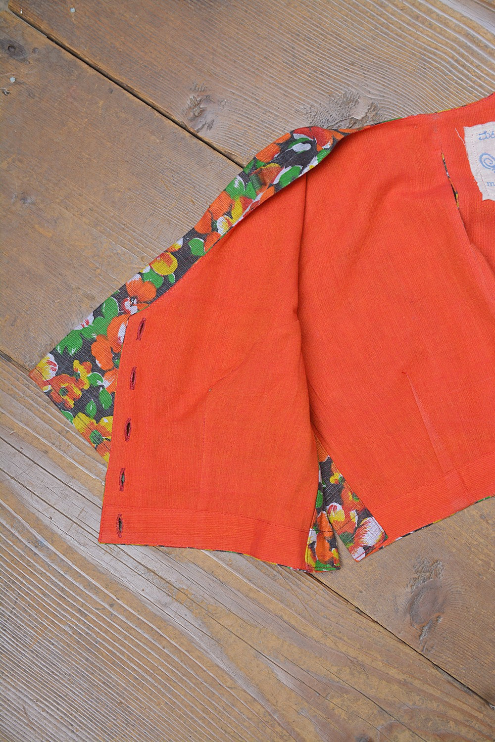 Khadi Saree Blouse - Size “S” | Hoovubutti