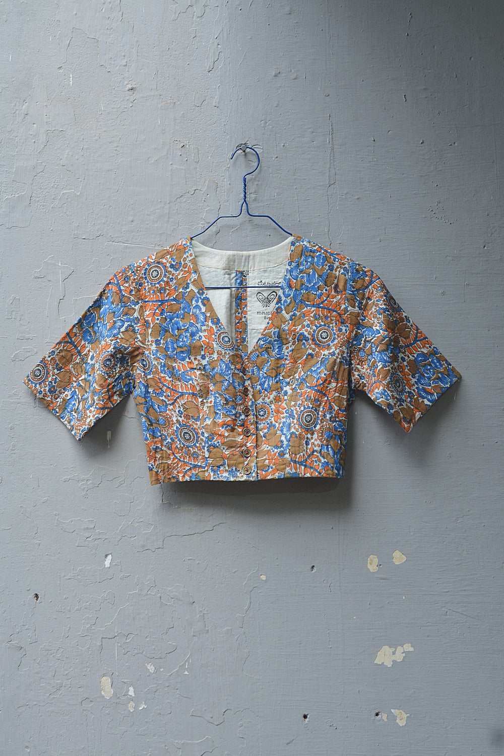 Khadi Saree Blouse - Size “S” | Uduge