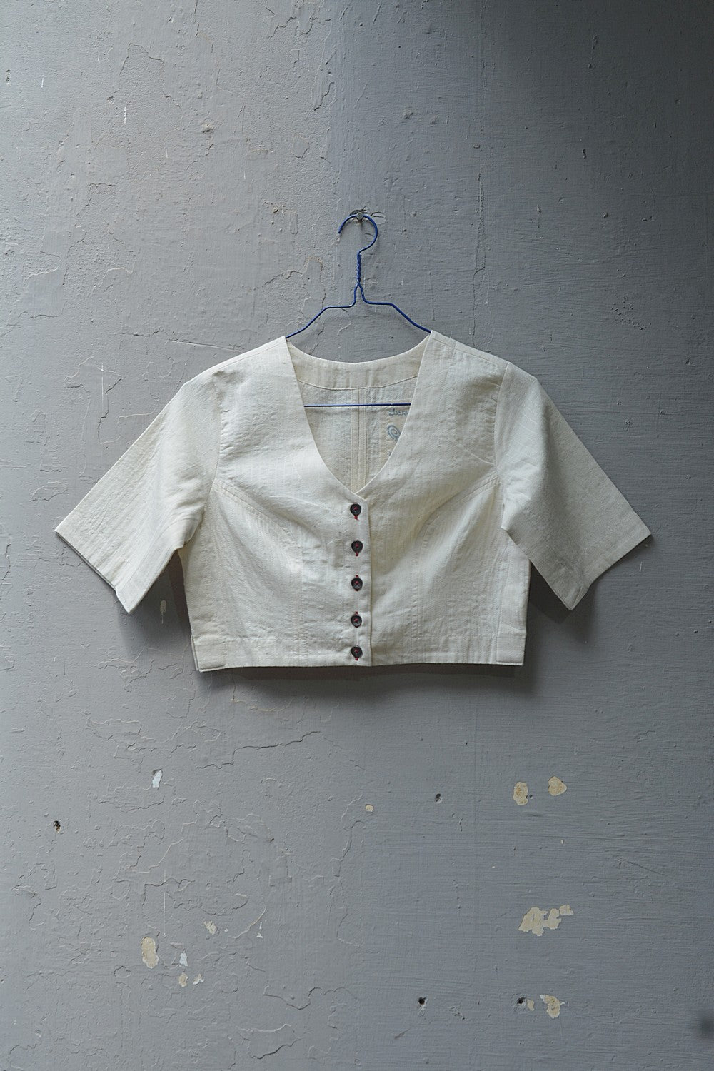 Khadi Saree Blouse - Size “S” | Bidiru