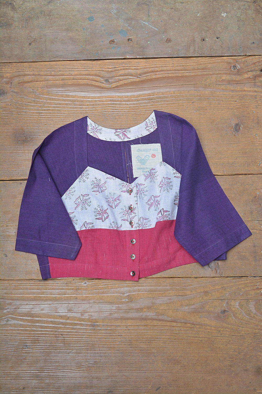 Khadi Saree Blouse - Size “L” | Mooru