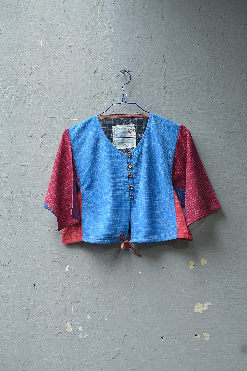 Khadi Saree Blouse - Size “L” | Aidu