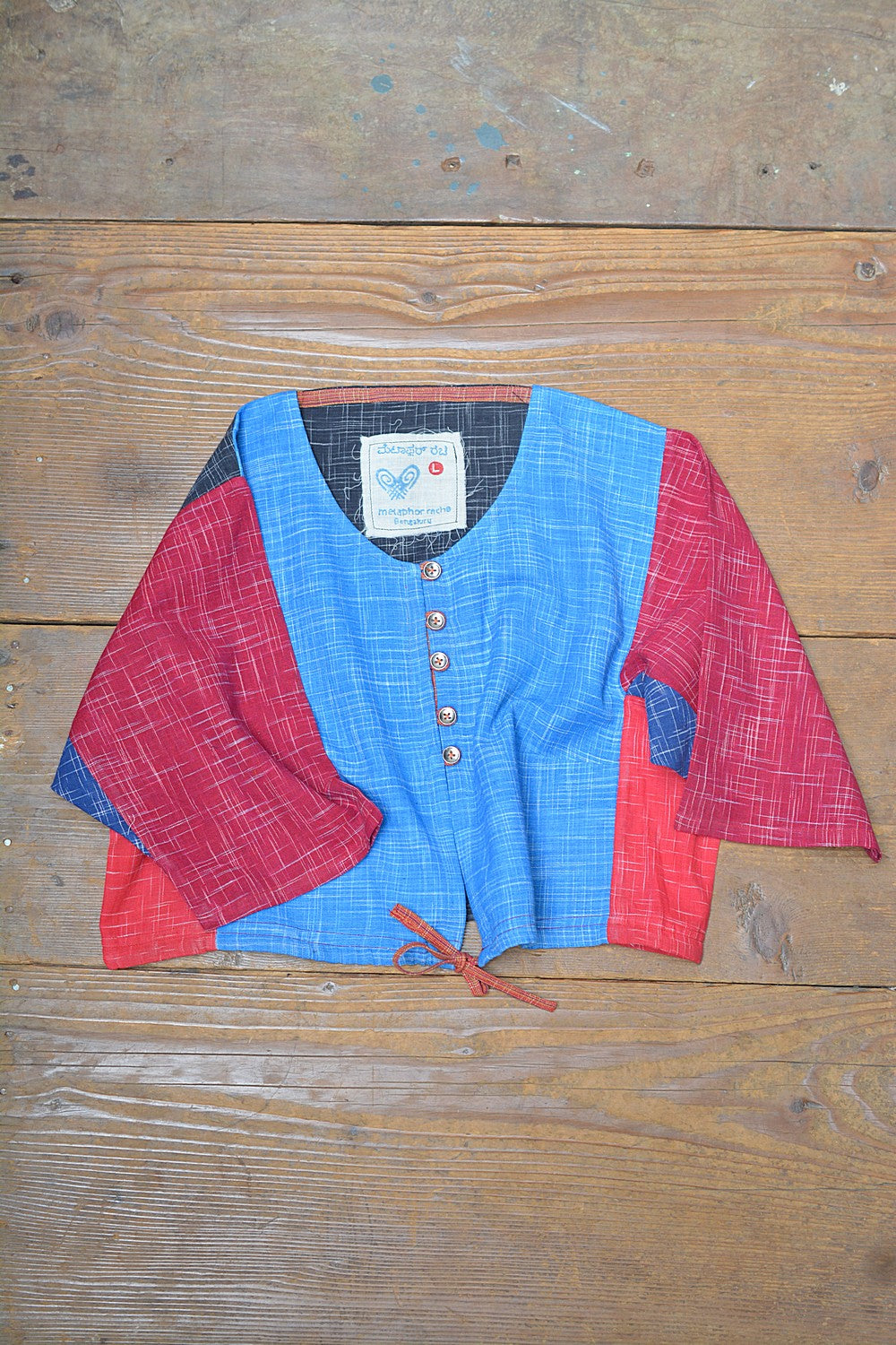Khadi Saree Blouse - Size “L” | Aidu