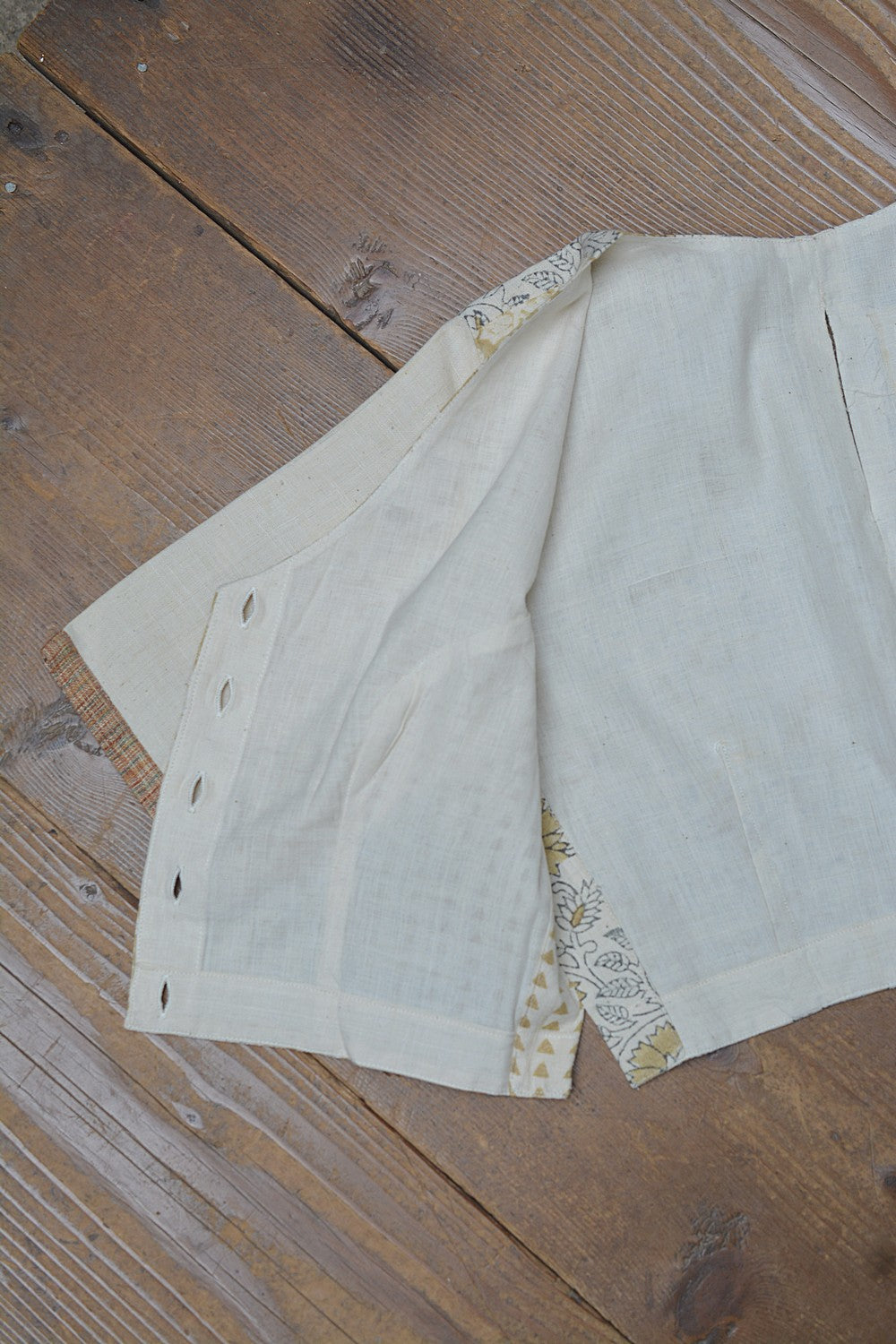 Khadi Saree Blouse - Size “S” | Eradu