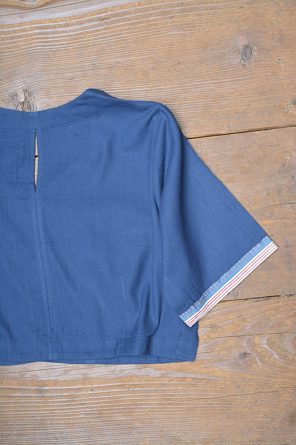 Khadi Saree Blouse - Size “XL” | Neelavarna