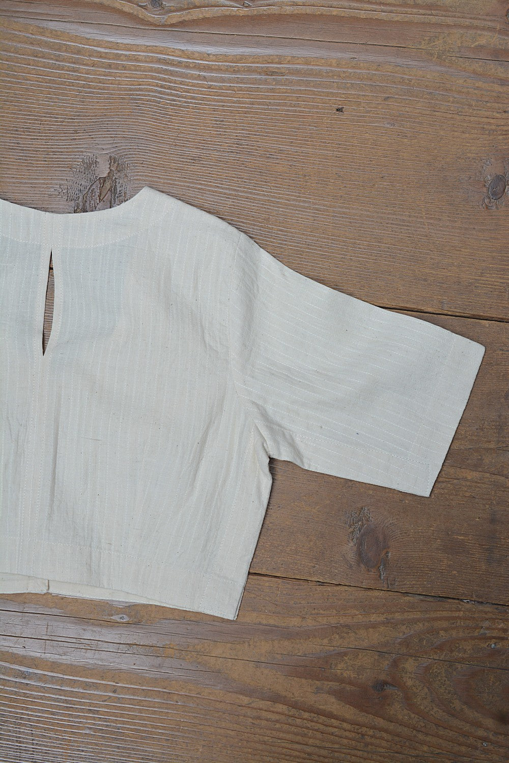 Khadi Saree Blouse - Size “S” | Bidiru