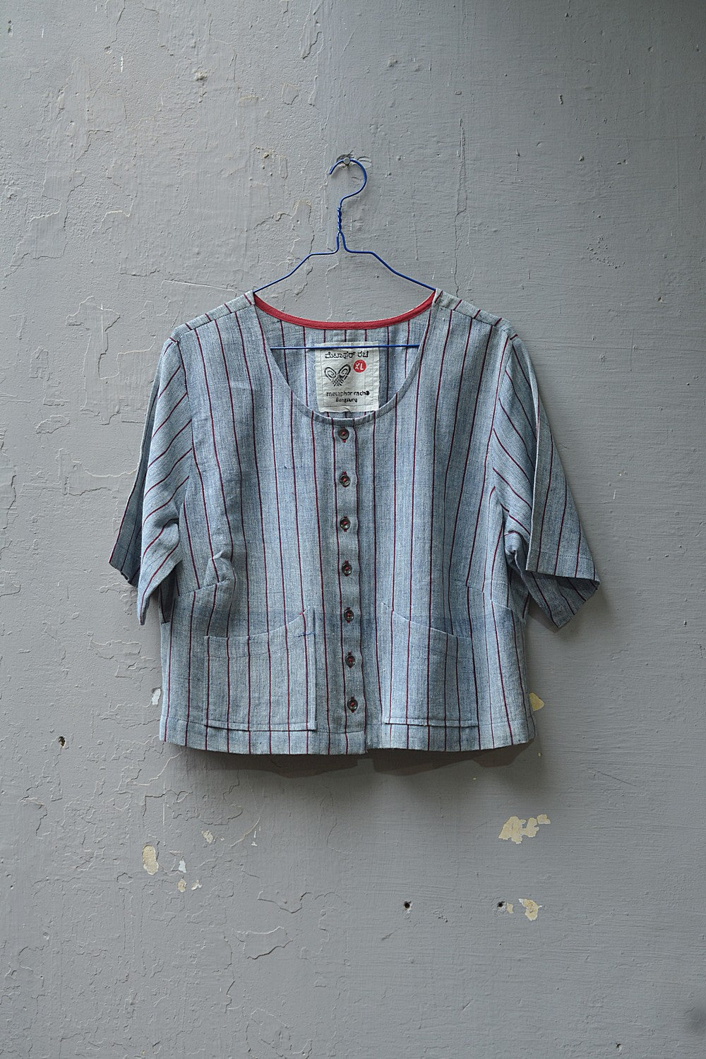 Khadi Saree Blouse - Size “XL” | Kaddigere