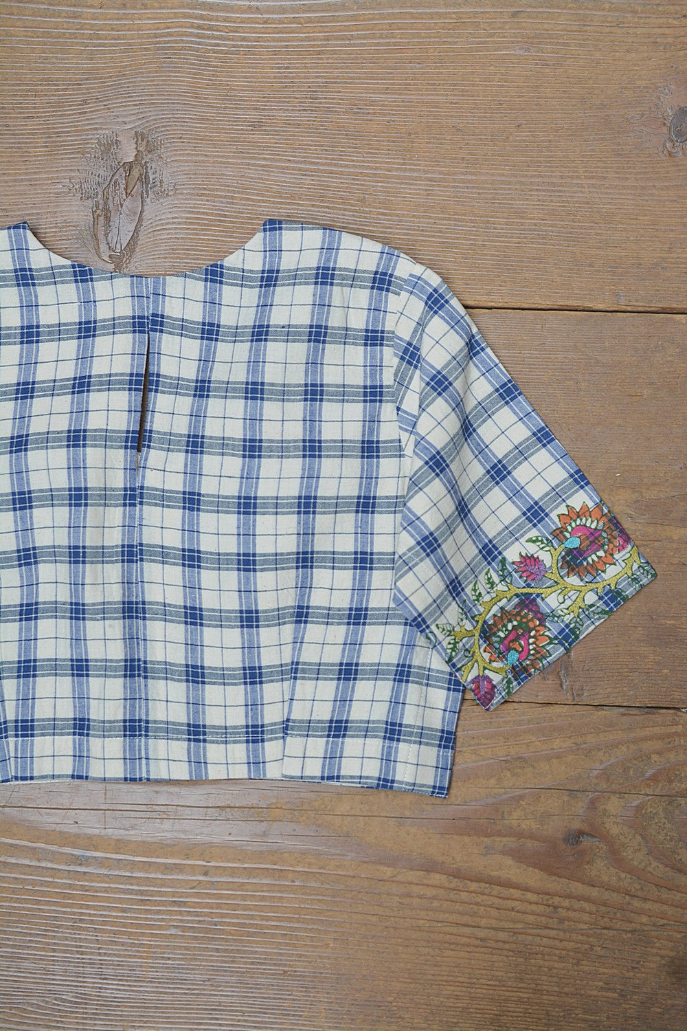 Khadi Saree Blouse - Size “S” | Tholu