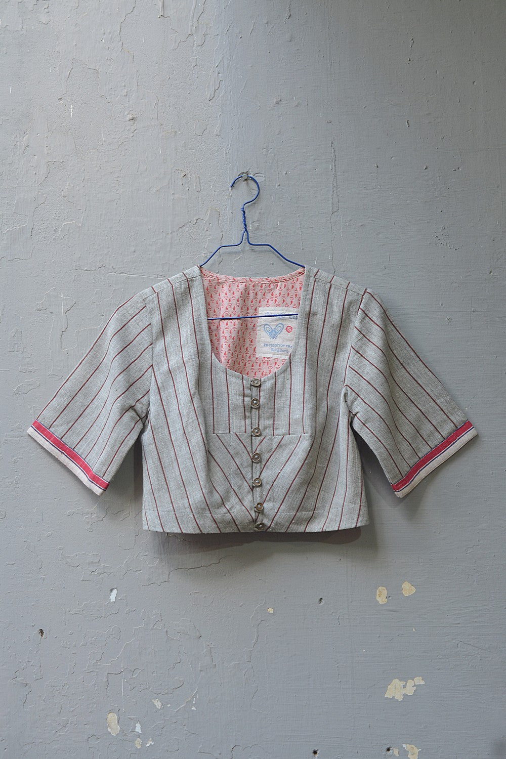 Khadi Saree Blouse - Size “S” | Inaku