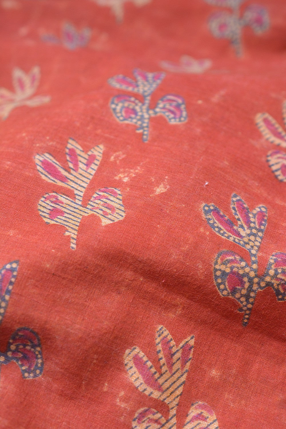 Block-Printed Khadi Saree | Doodle