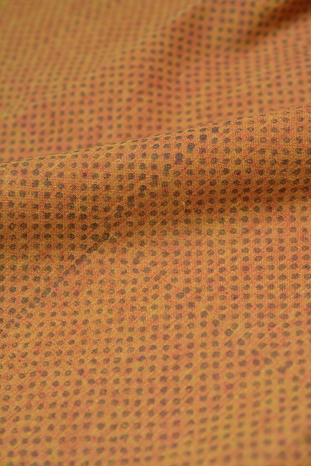 Block-Printed Khadi Saree | Dotscape