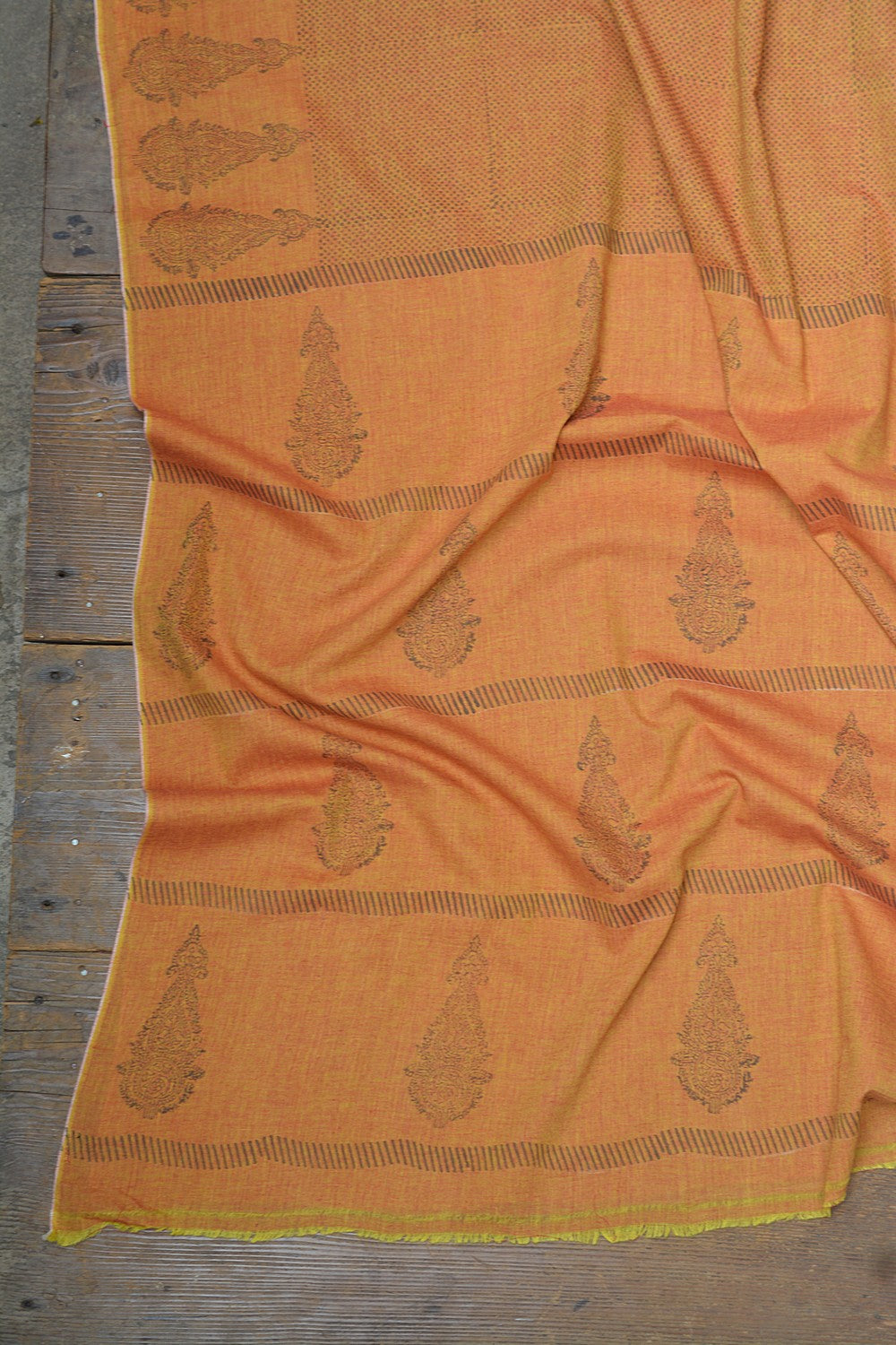 Block-Printed Khadi Saree | Dotscape