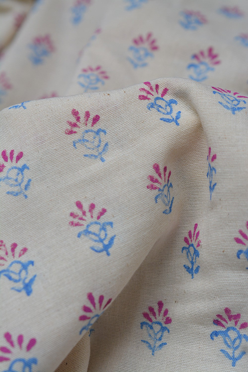 Hand-Block Printed Handloom Saree