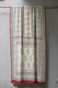 Block-Printed Khadi Saree | Paisley