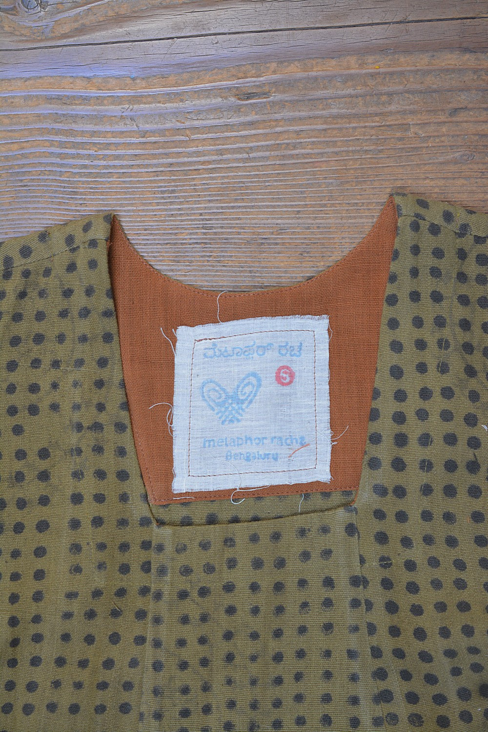 Khadi Short Tunic - Size “S” | Chaukatti