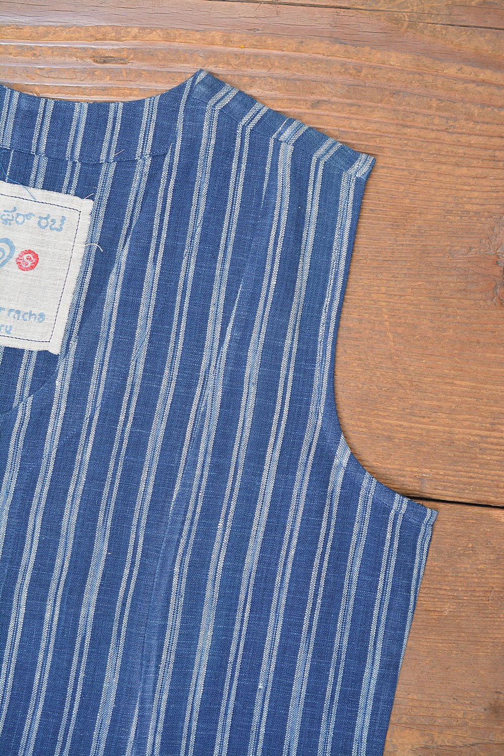 Khadi Sleeveless Short Dress - Size “S” | Anchina