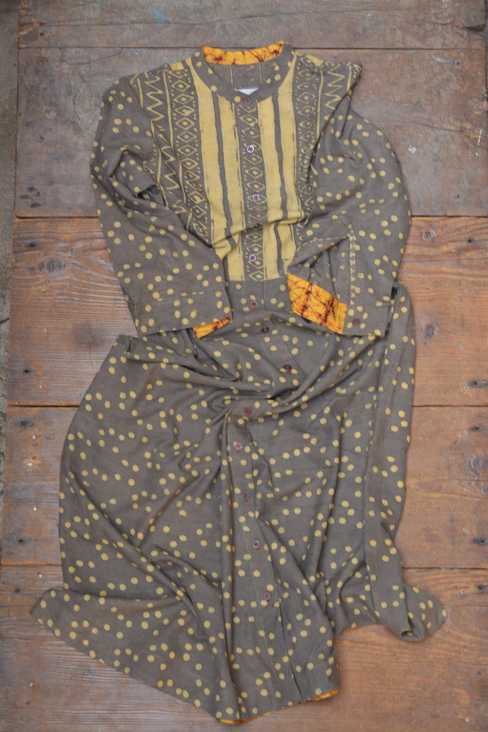 Khadi Long Dress - Size “L” | Deerga
