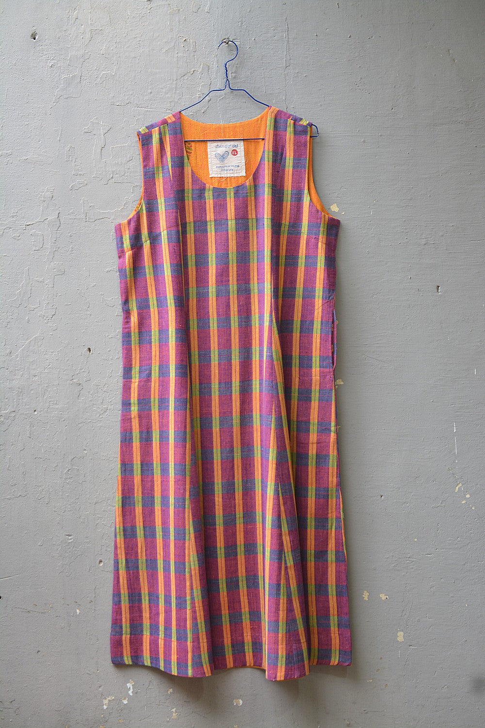 Khadi Sleeveless Dress - Size “XL” | Tudi