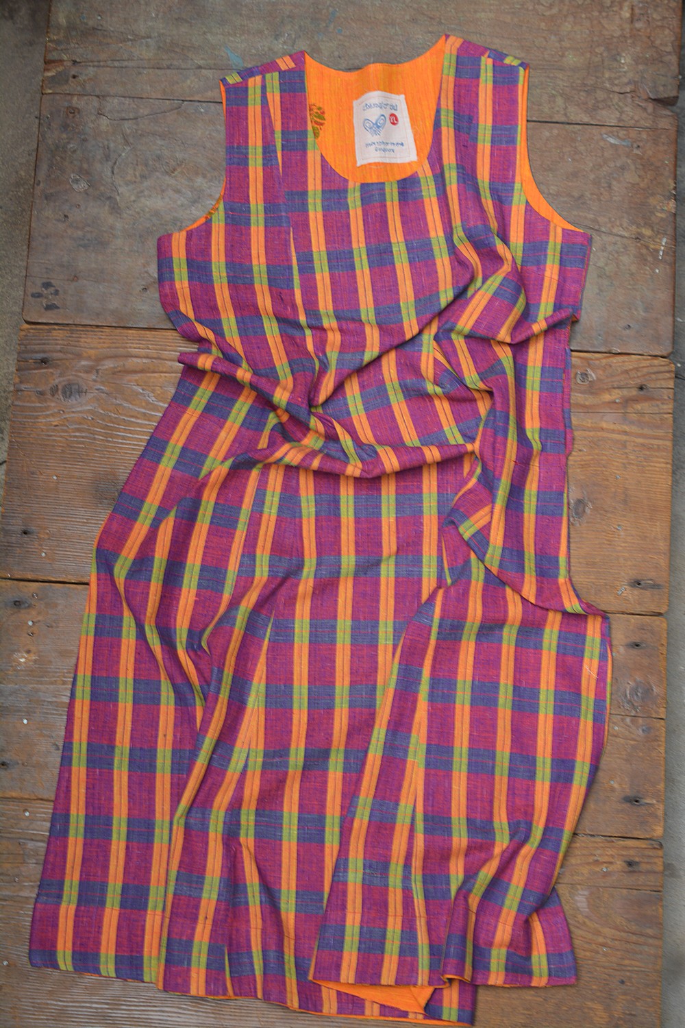 Khadi Sleeveless Dress - Size “XL” | Tudi