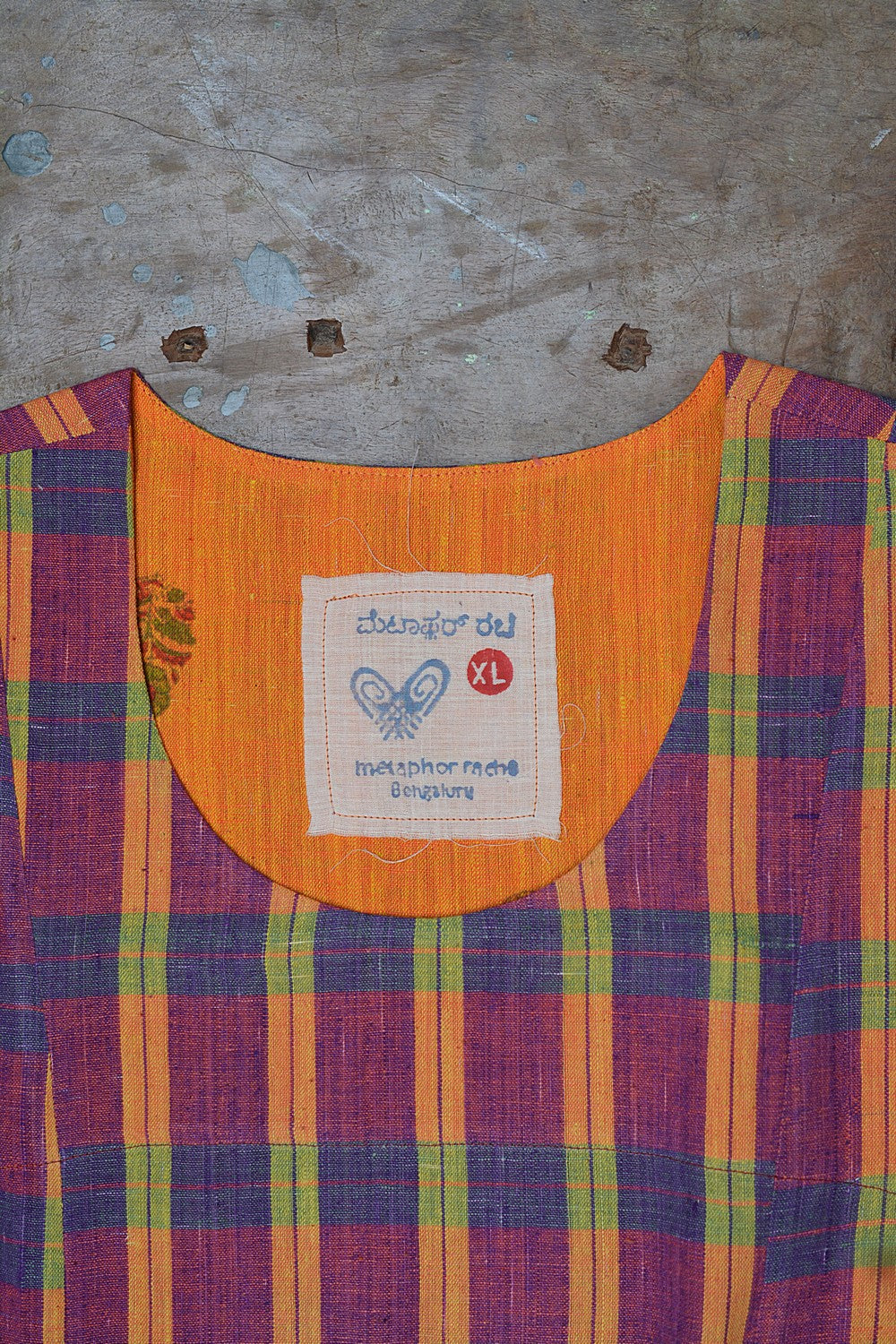 Khadi Sleeveless Dress - Size “XL” | Tudi