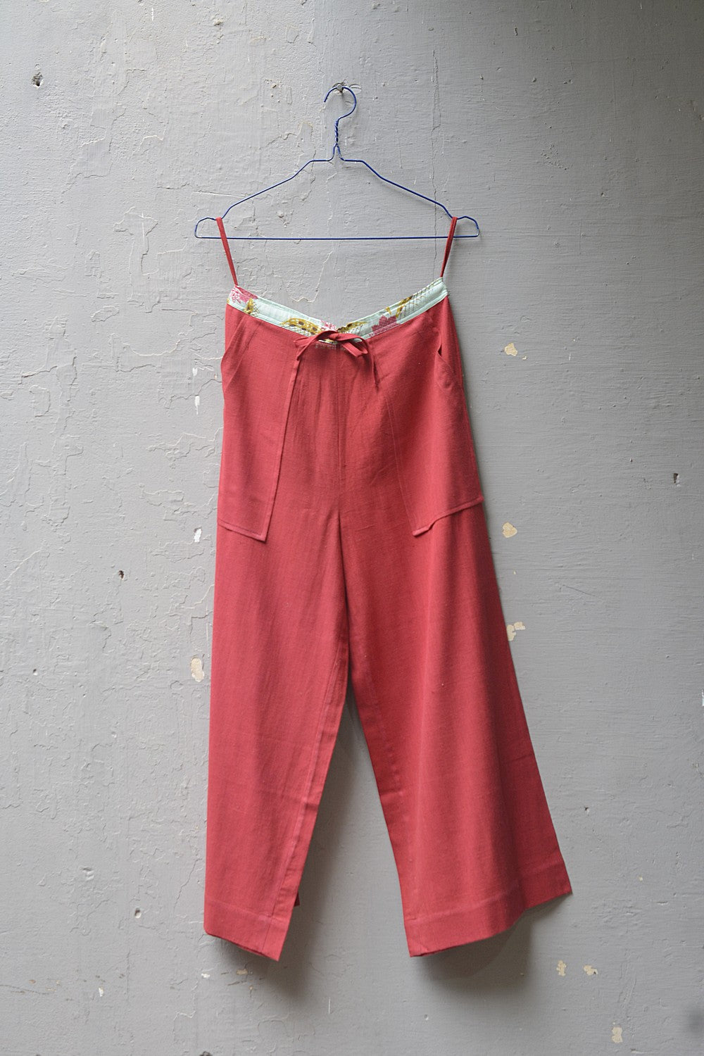 Khadi Pant - Size “S” | Red