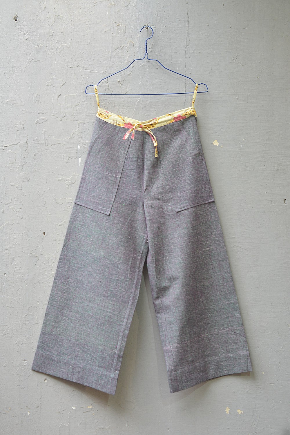 Khadi Pant - Size “S” | Chambray