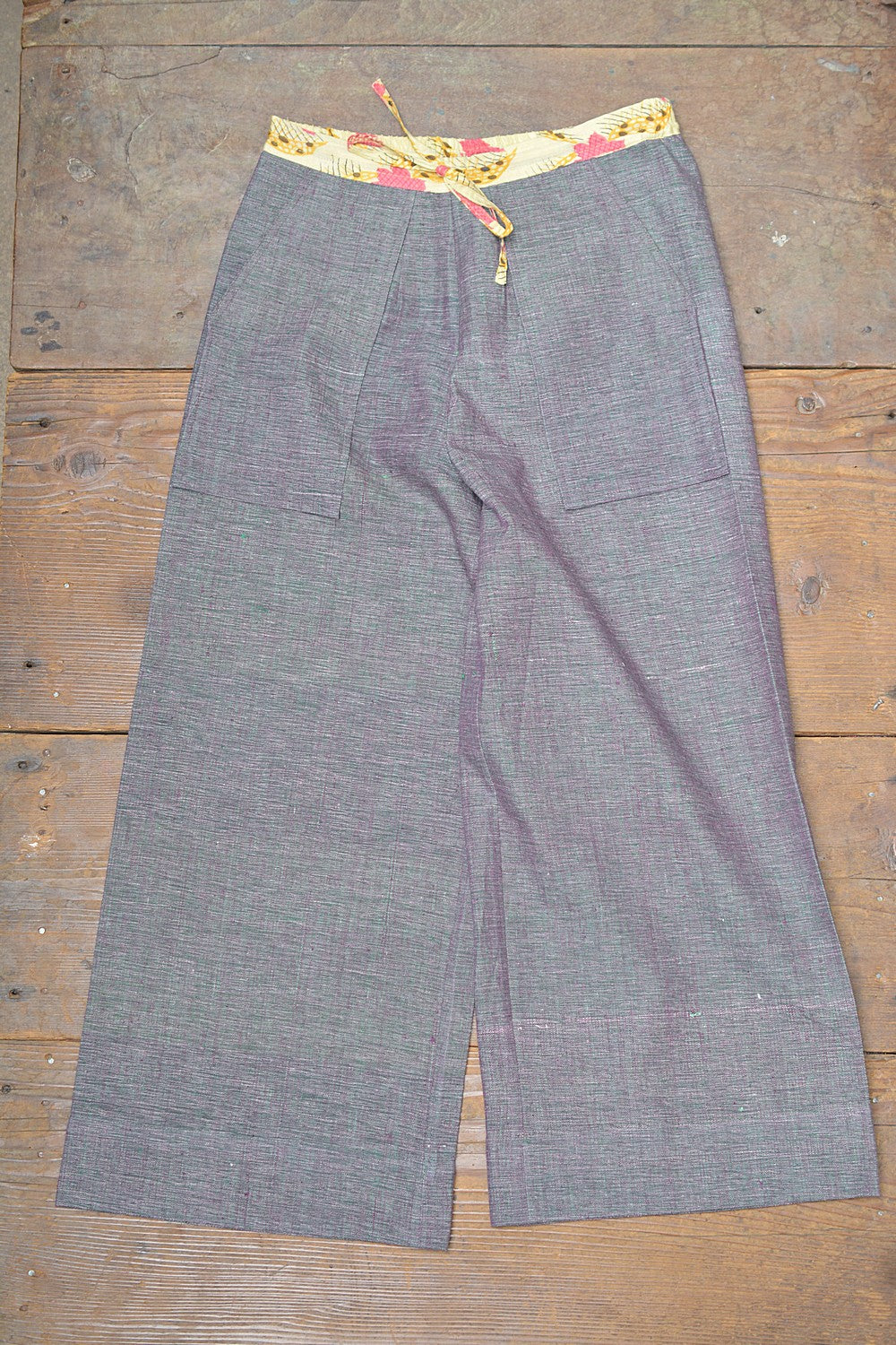 Khadi Pant - Size “S” | Chambray