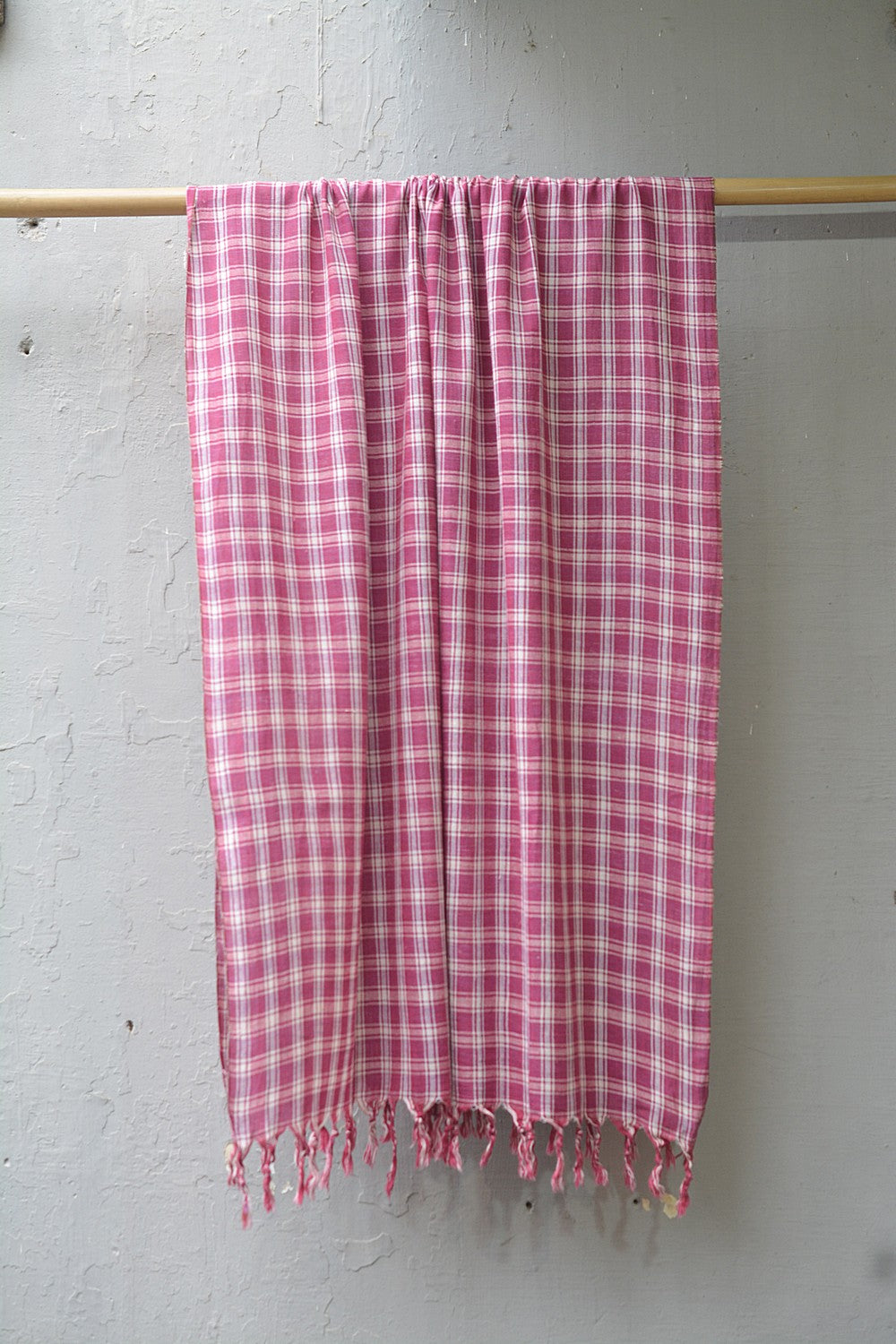 Khadi Stole - Maroon