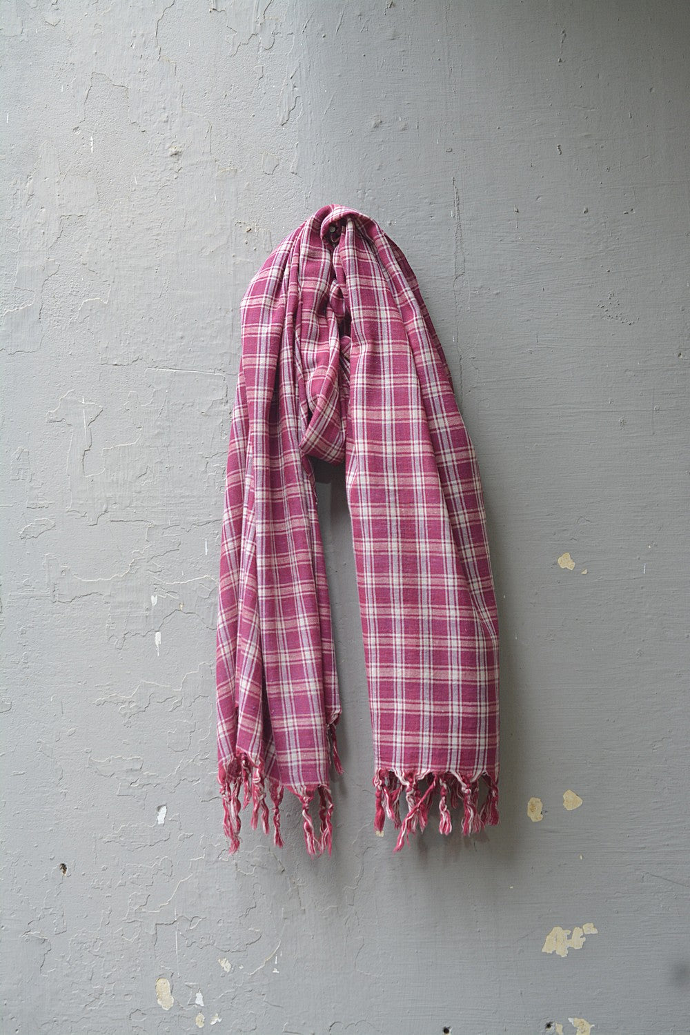 Khadi Stole - Maroon