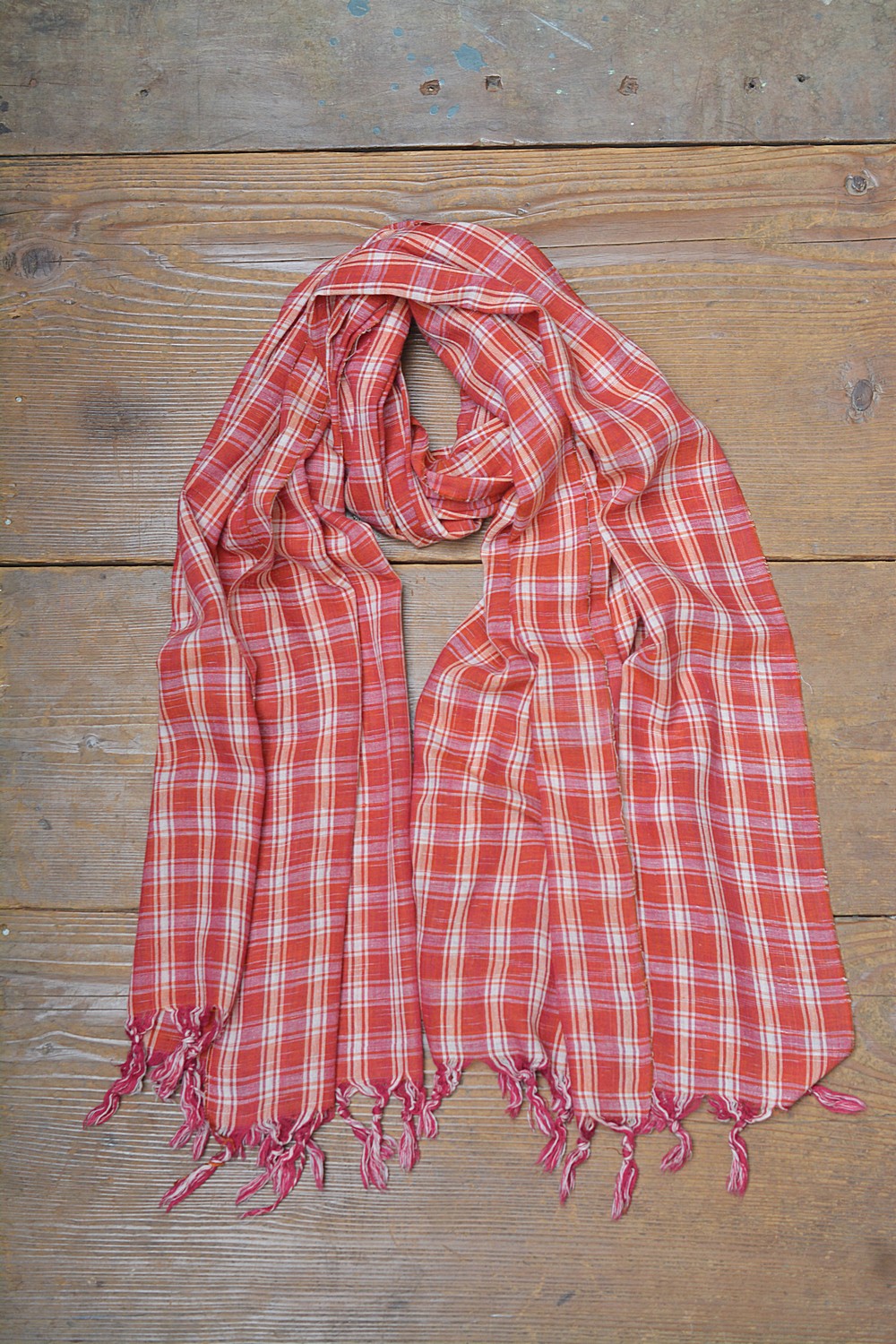 Khadi Stole - Rust