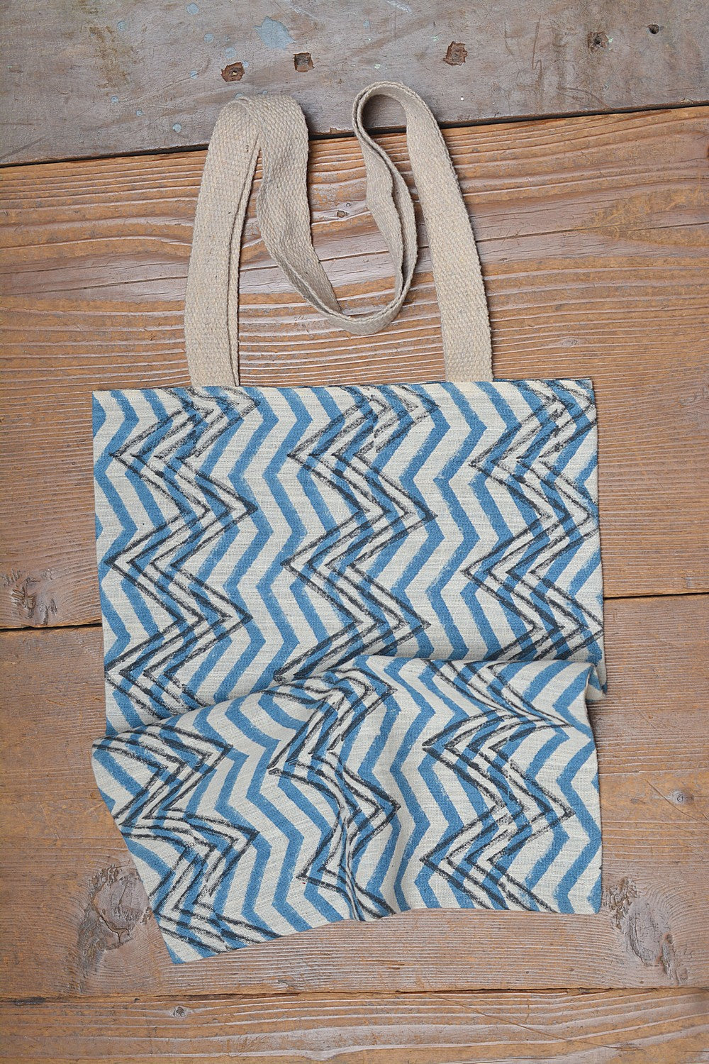 Block-Printed Khadi Bag