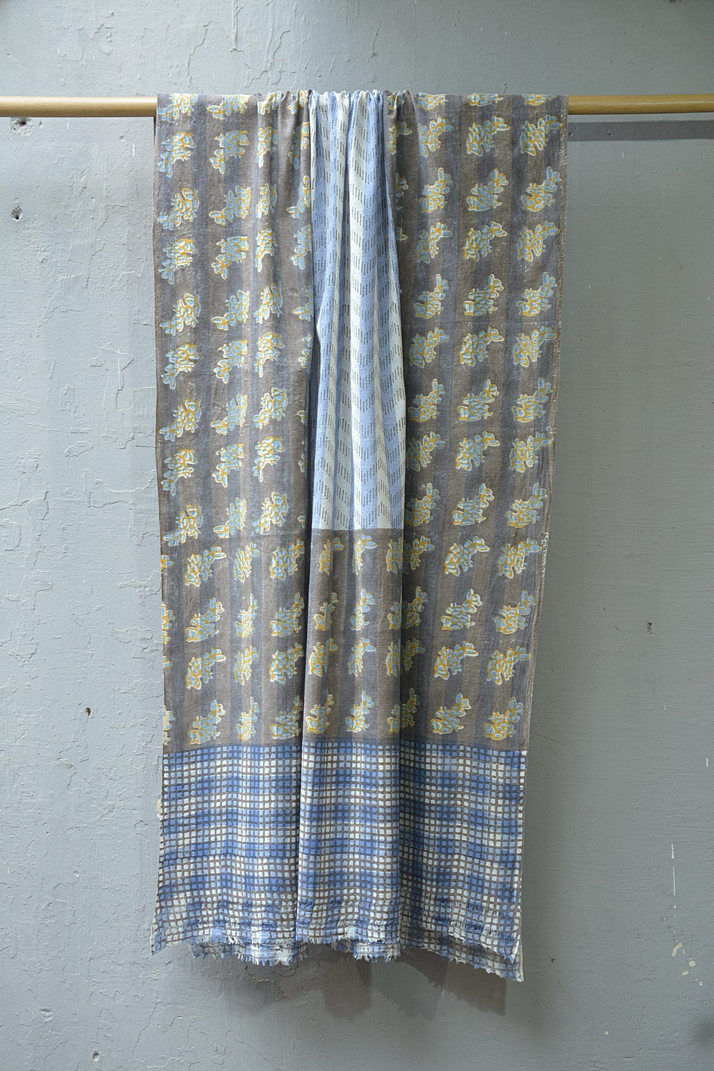 Khadi Dupatta - Flower