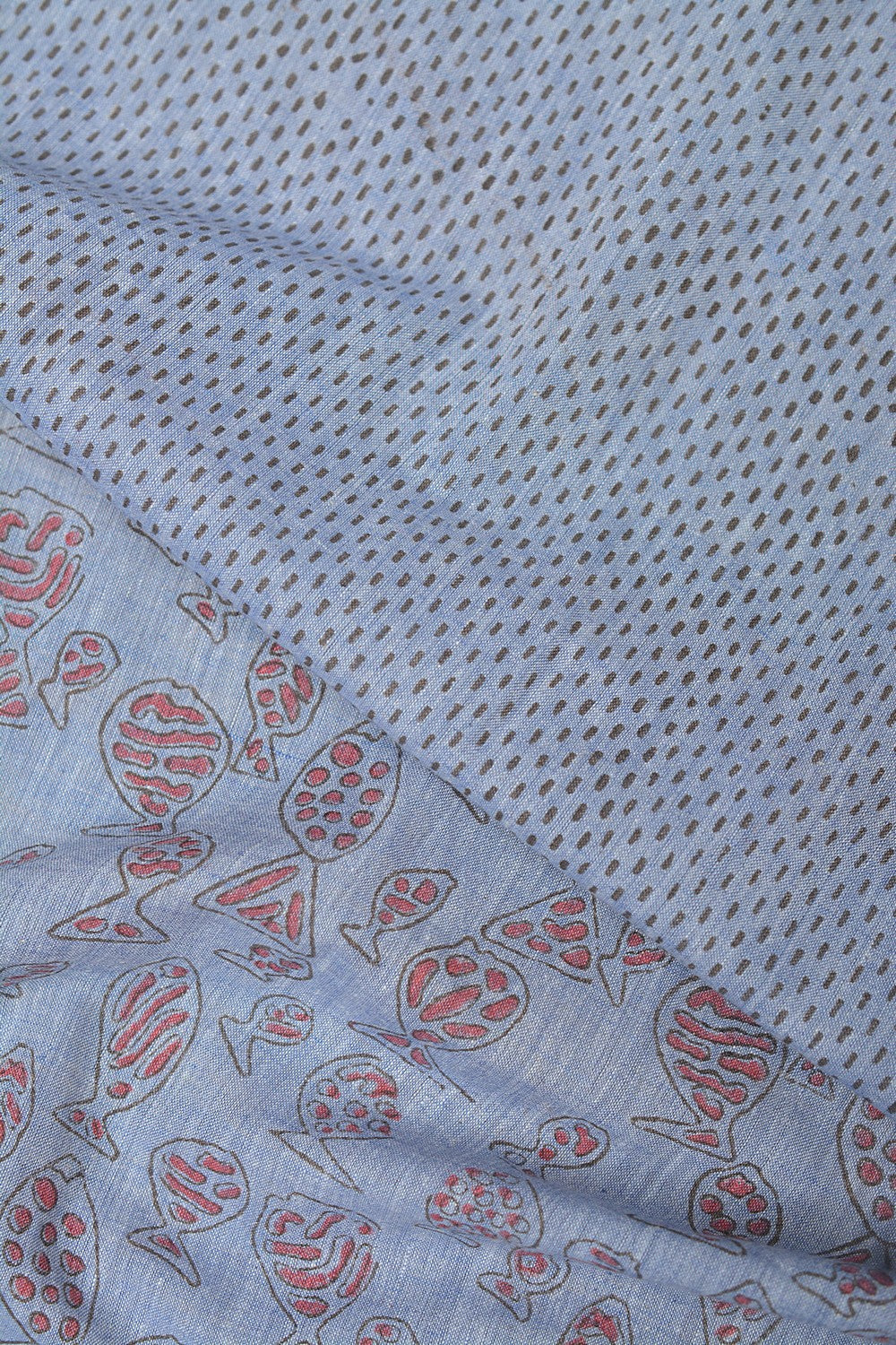Khadi Dupatta - Fish