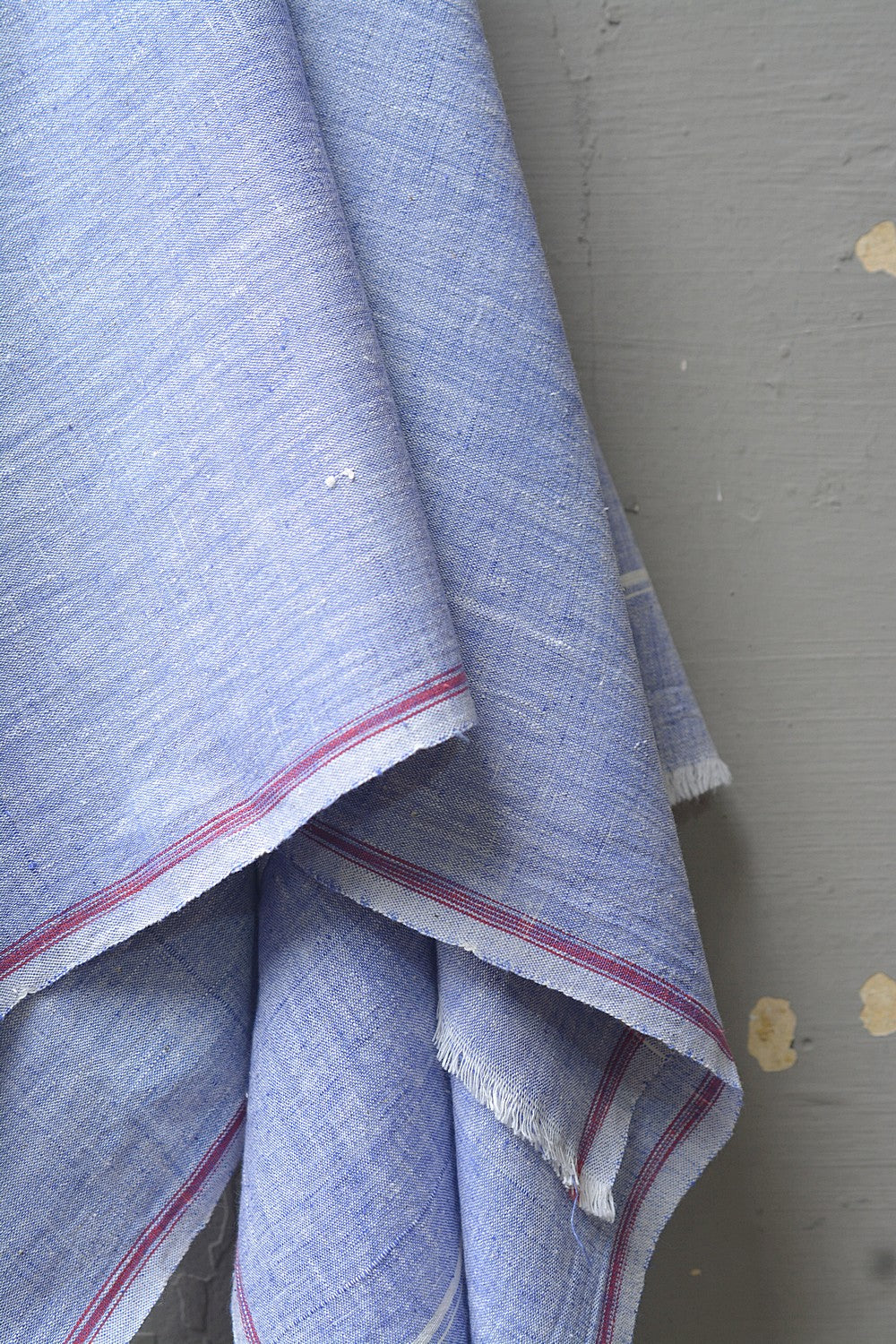Khadi Lungi - Blue Chambray