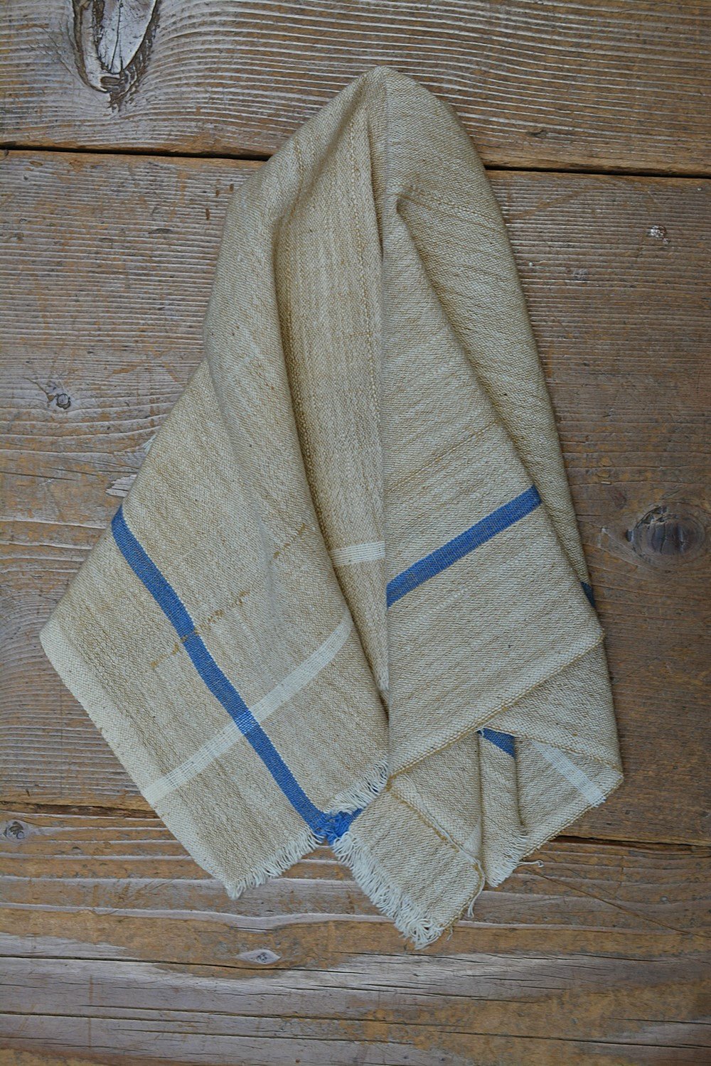 Beige Chambray Handwoven Cotton Handkerchiefs - metaphorracha