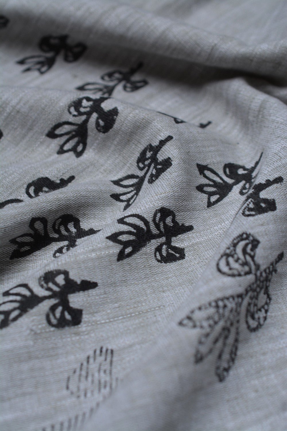 Block Printed Khadi Dress - Blossom - metaphorracha