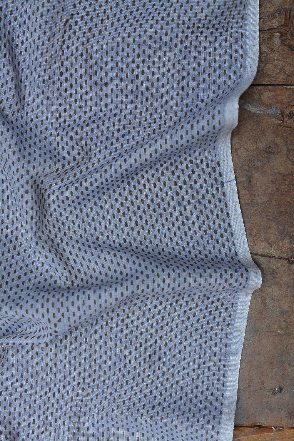 Block Printed Khadi Dupatta - Pez - metaphorracha