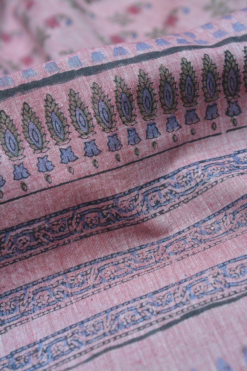 Block Printed Khadi Saree - Ciao Bella - metaphorracha