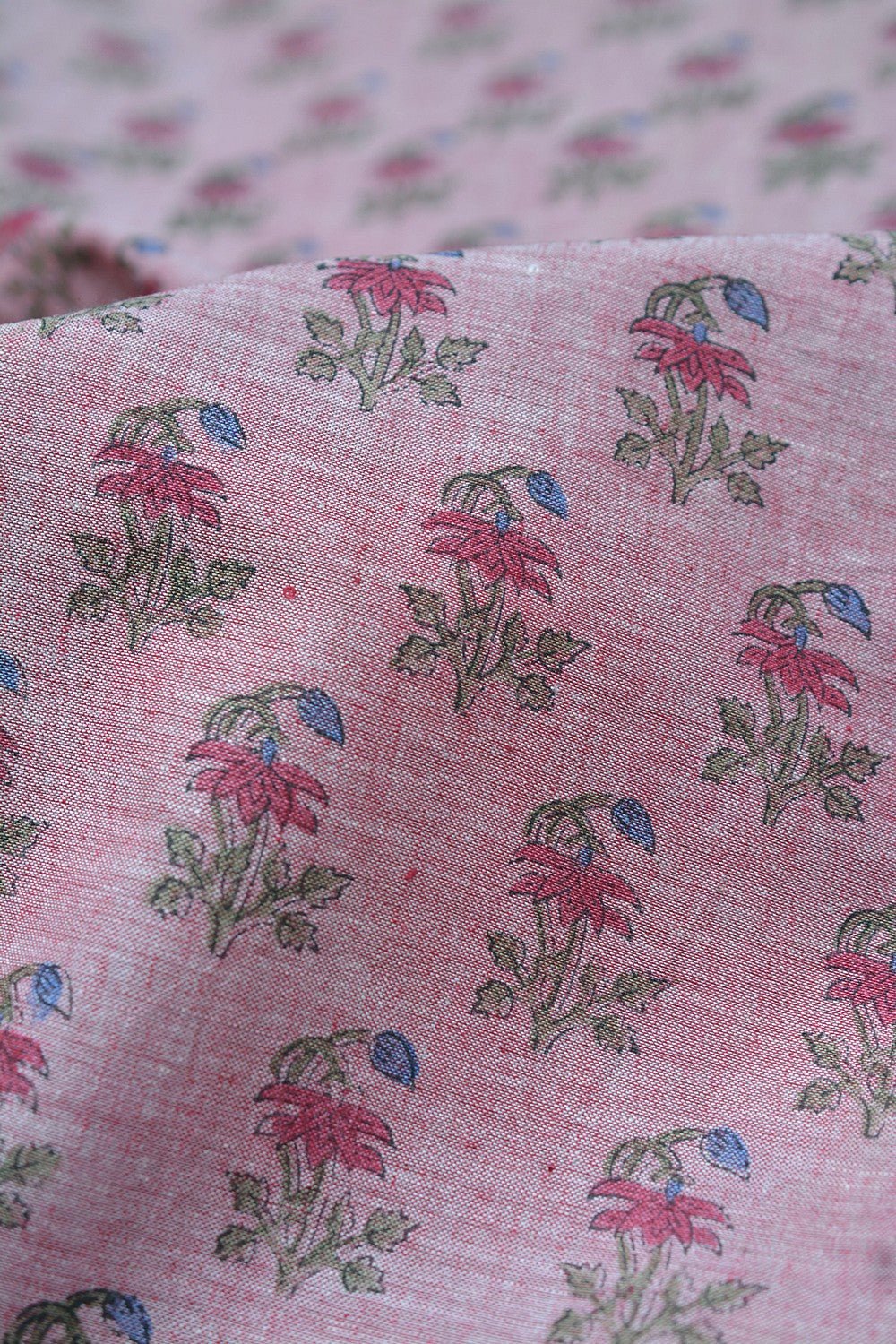 Block Printed Khadi Saree - Ciao Bella - metaphorracha