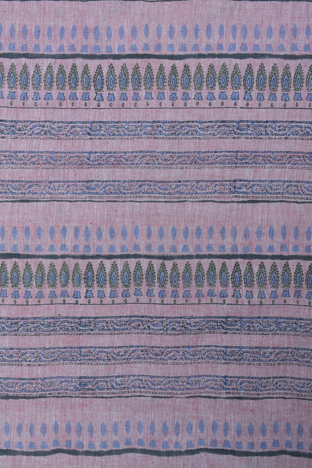 Block Printed Khadi Saree - Ciao Bella - metaphorracha
