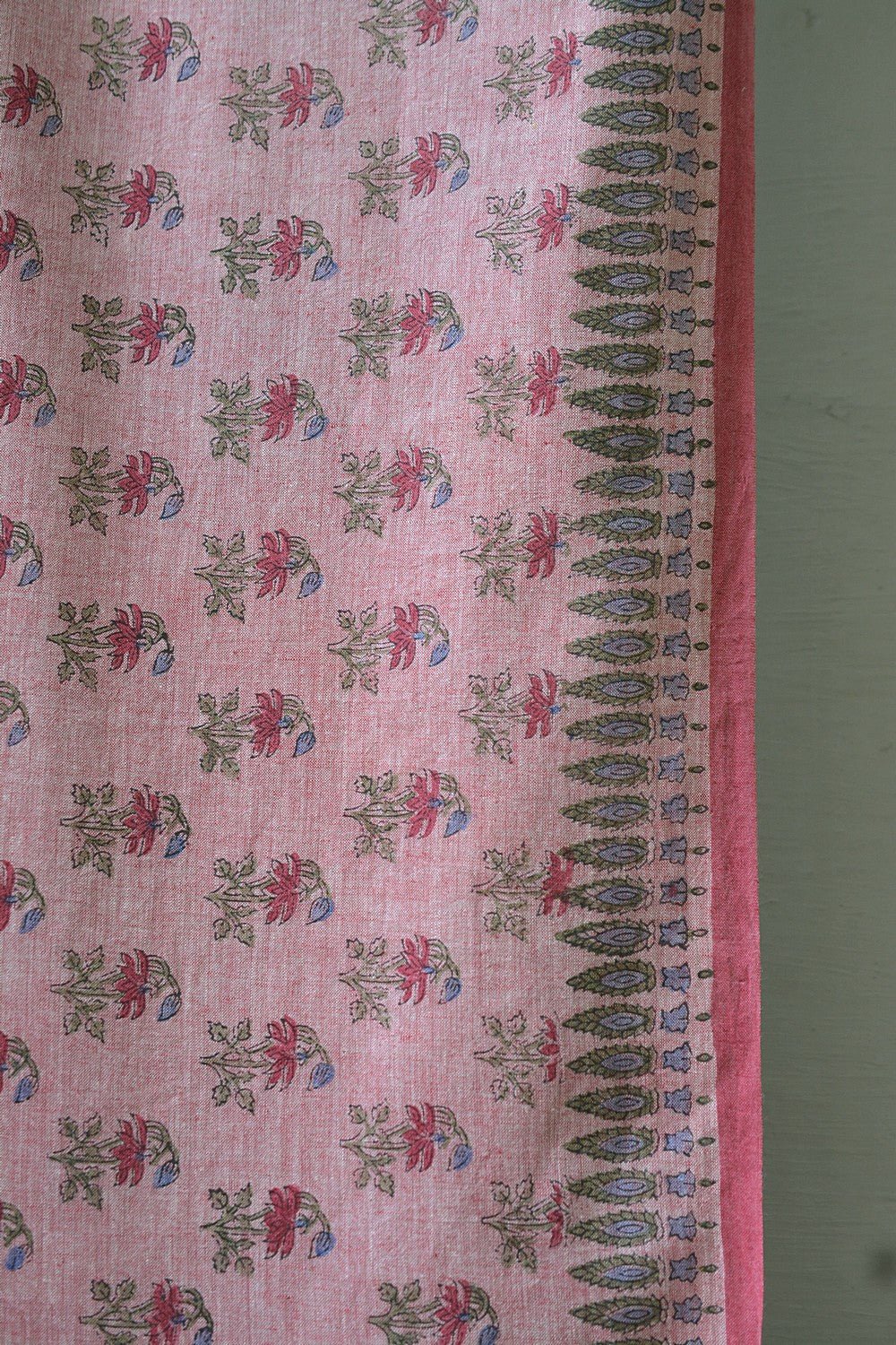 Block Printed Khadi Saree - Ciao Bella - metaphorracha