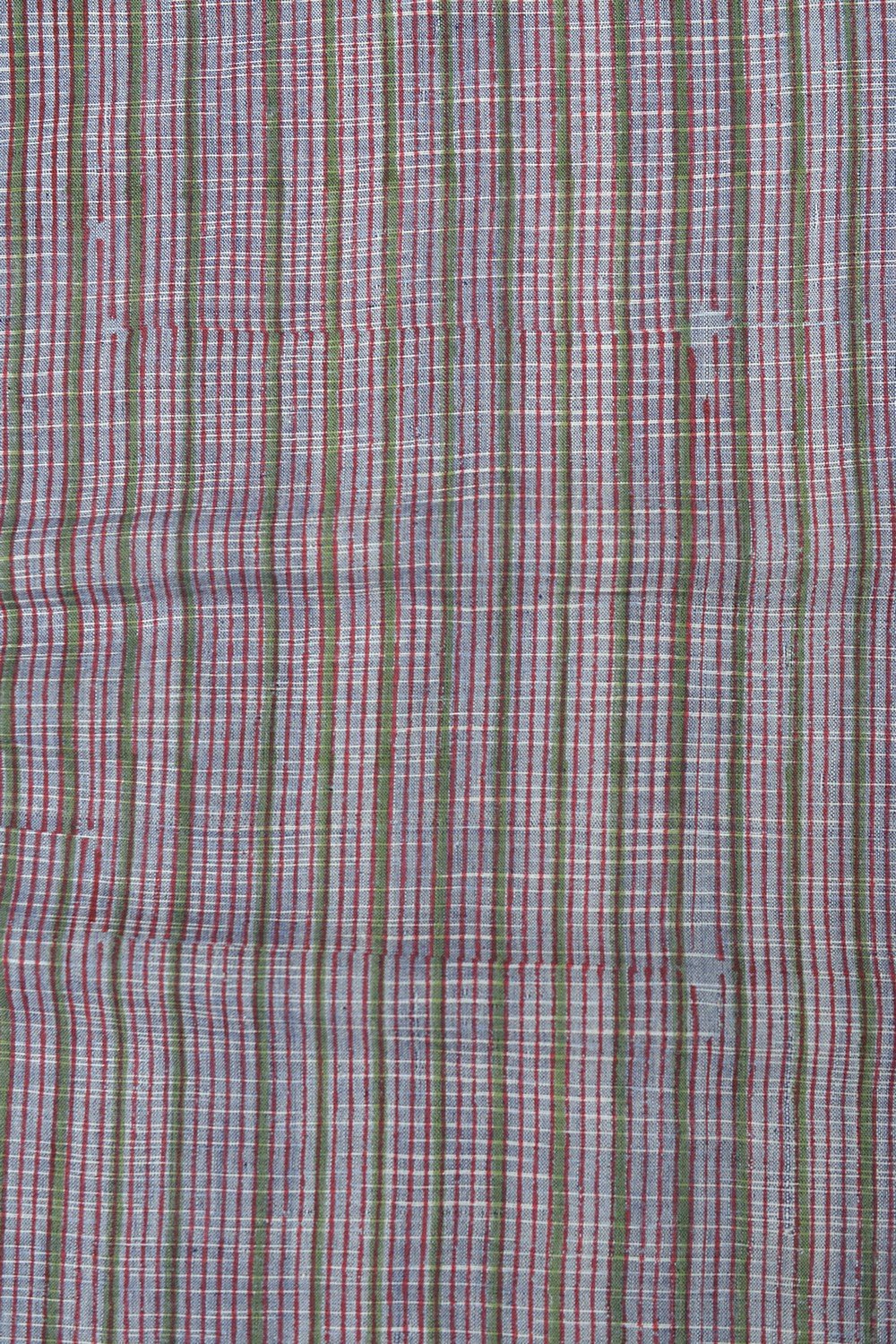 Block Printed Khadi Saree - Metropolitan - metaphorracha