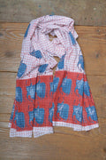 Block Printed Khadi Stole - Vrinda - metaphorracha