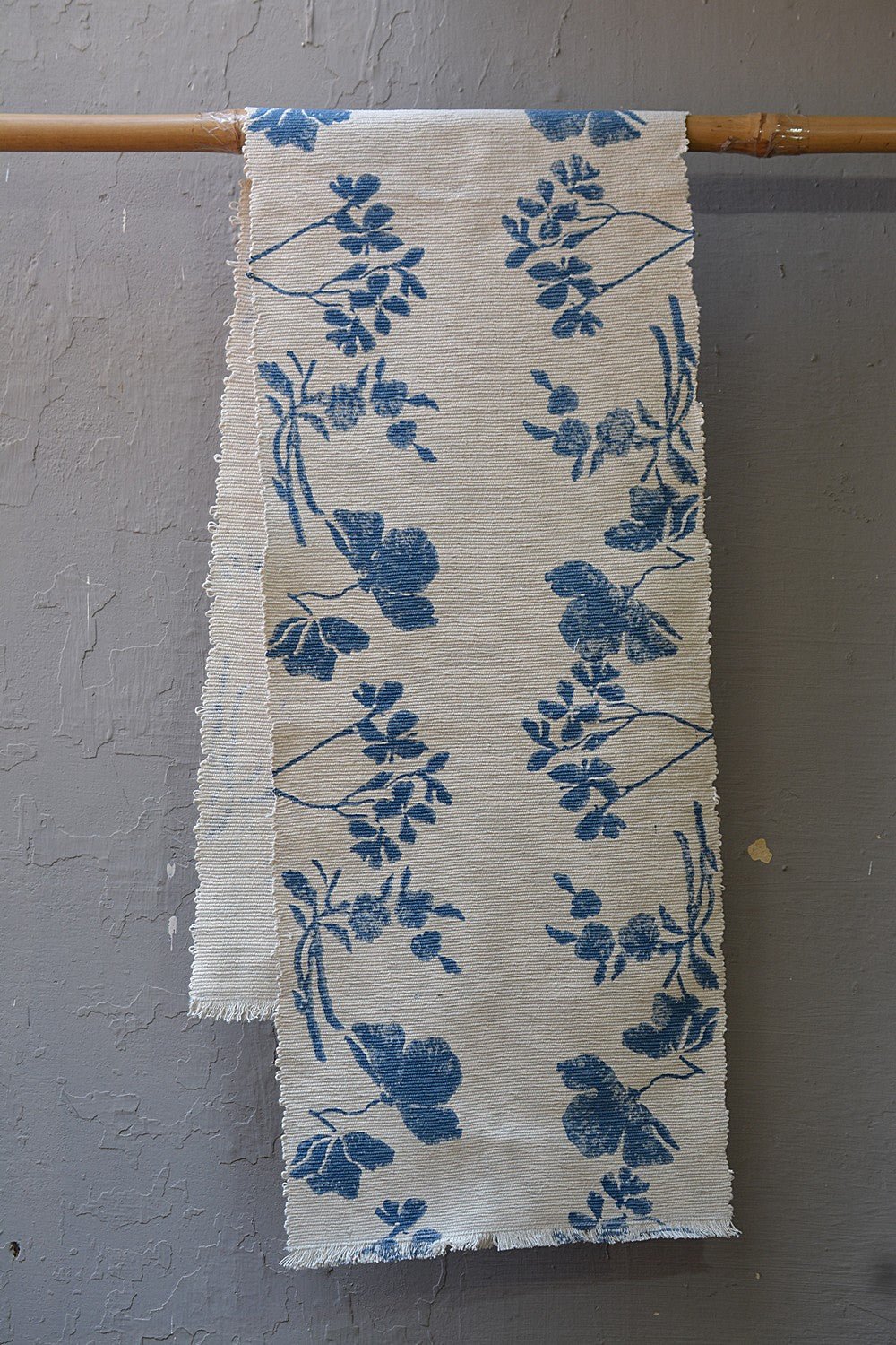 Block Printed Table Runner - Fiji Blue - metaphorracha