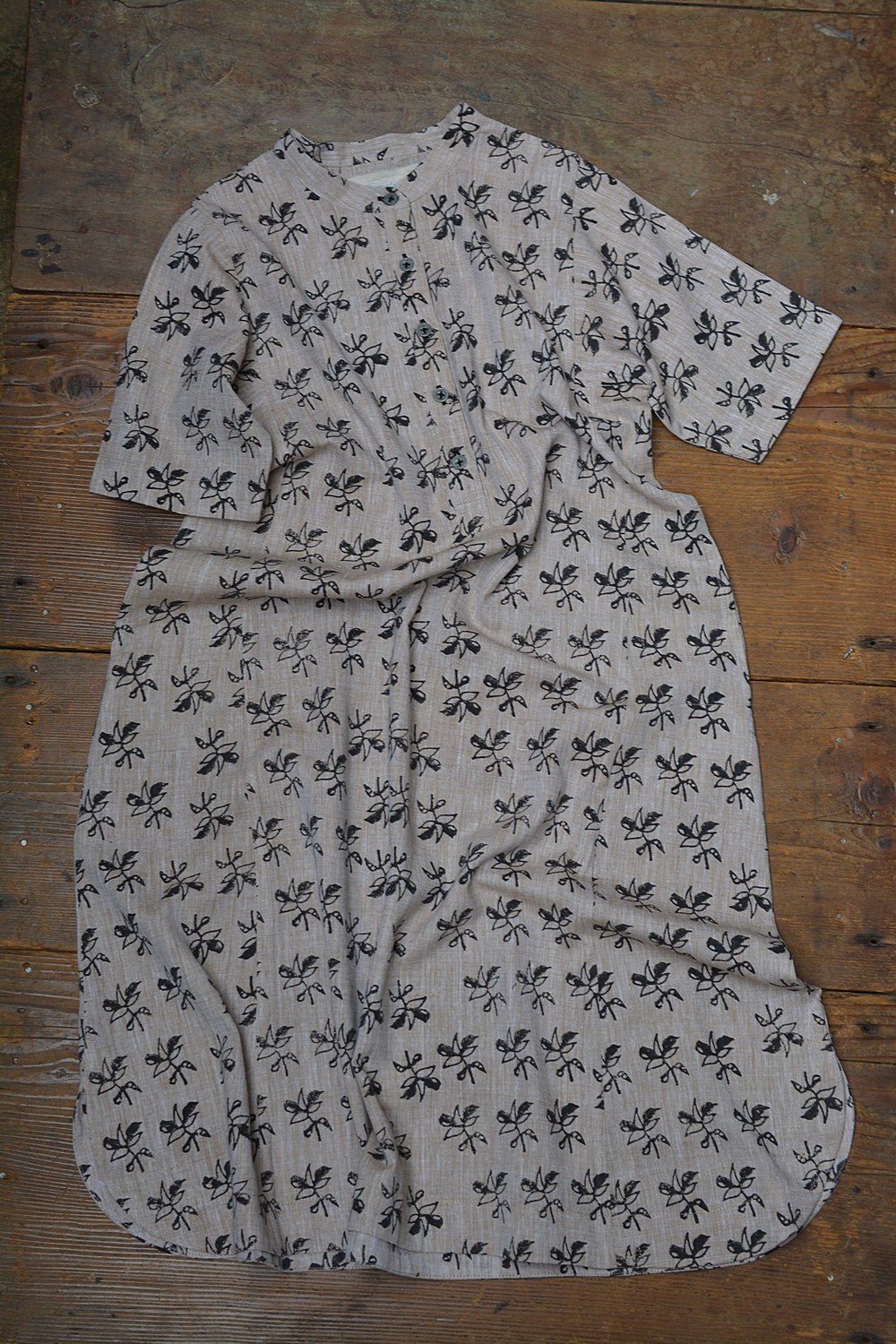 Bloom - Hand Block Printed Short Kurta - metaphorracha