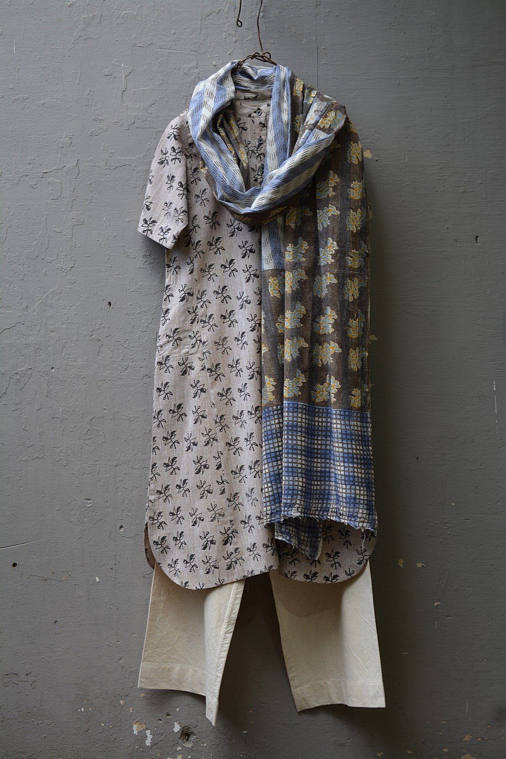 Bloom - Hand Block Printed Short Kurta - metaphorracha