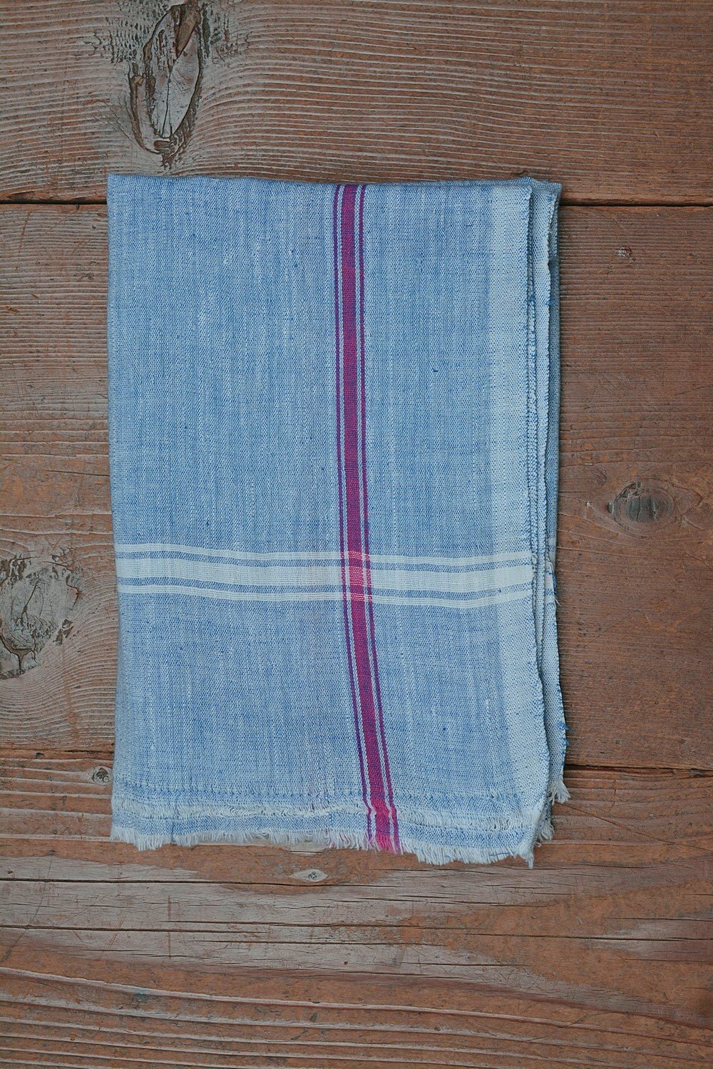 Blue Chambray - Handwoven Bath Towels - metaphorracha